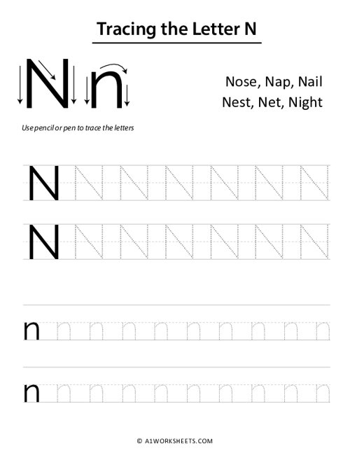 Alphabet Tracing Uppercase Lowercase Letters Great For Letters Free Printable Alphabet Letters 