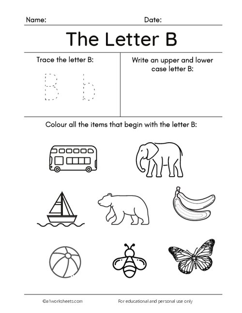 tracing-the-letter-b-worksheets
