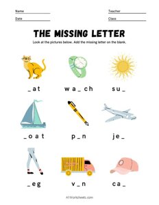 Lowercase Missing Letters