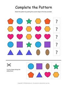 Match the Shapes Pattern Sequence