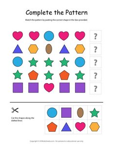 Match the Shapes Pattern #4