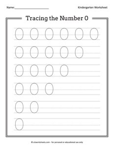 Tracing the Number 0