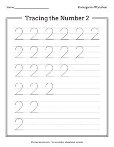 Tracing the Number 2