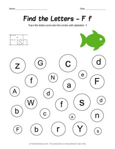 Find the Letter F f