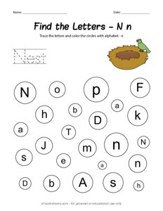 Find the Letter N n