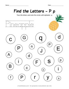 Find the Letter P p