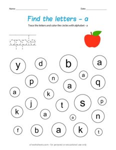 Find the Lowercase Letter a