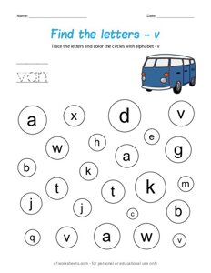 Find the Lowercase Letter v