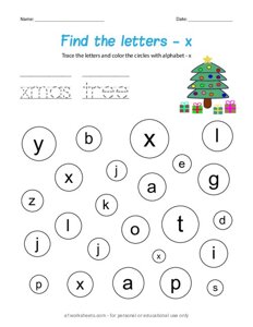 Find the Lowercase Letter x
