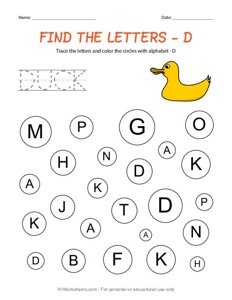 Find the Uppercase Letter D