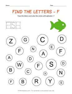 Find the Uppercase Letter F