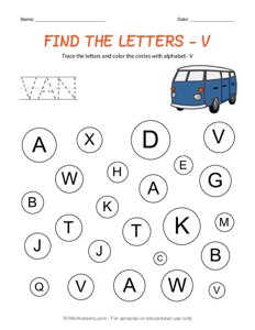 Find the Uppercase Letter V