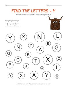 Find the Uppercase Letter Y
