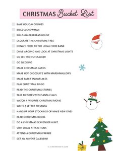 My Christmas Bucket List