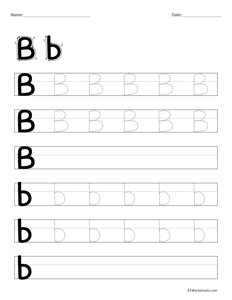 Alphabet Letters Tracing B