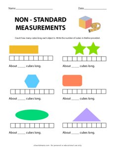 Non Standard Measurements - Shapes