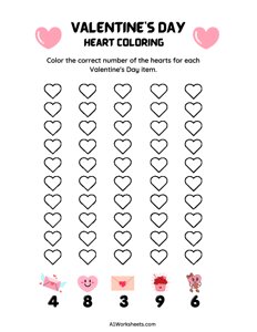 Heart Counting and Coloring
