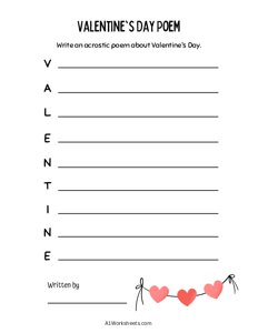 Valentine Day Poem