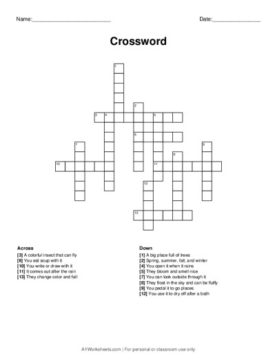 crossword puzzle maker