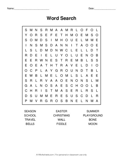 word search puzzle maker