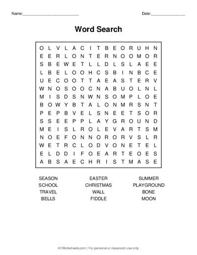 Free Word Search Generator